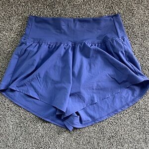 NWOT - DSG Women's Knit Waistband 3" Performance Stride Shorts Indigo Blue